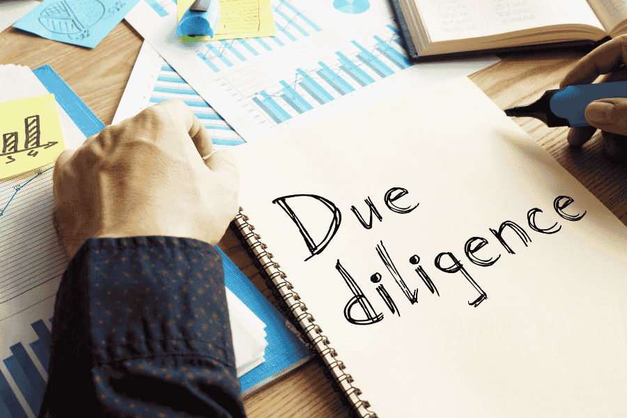 Due diligence nao e busca no google